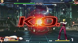 The King Of Fighters XIV  King vs Mai Shiranui Hard AI Versus Mode KOF14 [upl. by Matelda]