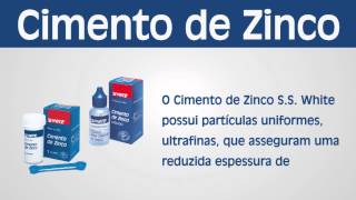 Comercial Cimento de Zinco SS White [upl. by Philander]