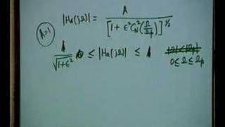 Lecture  24 Analog Chebyshev LPF Design [upl. by Mayhs]