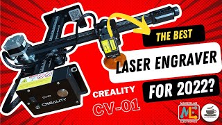 Creality Laser Engraver CV01  Unboxing Setup Testing and Review  Makerlab Electronics [upl. by Tibbs]