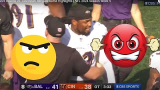 MY BENGALS SEASON MIGHT BE OVER RAGED NFL Baltimore Ravens Vs Cincinatti Bengals Week 5 Reaction [upl. by Goober294]