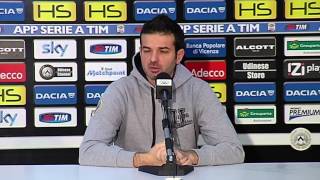 UDINESE CHANNEL  La conferenza di Stramaccioni e Karnezis [upl. by Nittirb]