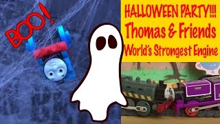 Halloween party  Thomas amp Friends Trackmaster Worlds Strongest Engine [upl. by Lebasiram]