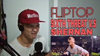 FlipTop  Sixth Threat vs ShernanREACTION [upl. by Kajdan209]