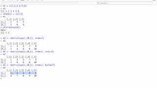 R programming tutorial  R Matrices  How to create matrix in R [upl. by Ahsei]