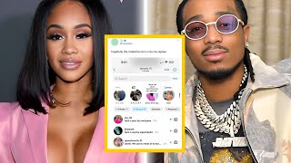 Saweetie Exposes Quavos DM After Chris Browns Diss Track [upl. by Ailen]