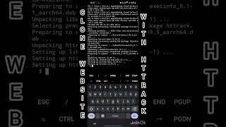 Clone a website on android phone with httrack in termux termux httrack clone website android [upl. by Vincenty3]