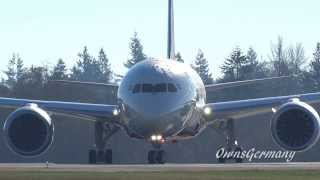 The Newest Boeing 787 Air India VTANE  KPAE [upl. by Norina880]