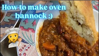 How to make oven bannock Easy recipe [upl. by Reifel947]