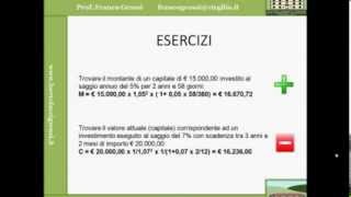 MATEMATICA FINANZIARIA LEZIONE 5 [upl. by Lottie245]