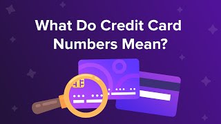 What Do Credit Card Numbers Mean [upl. by Henrik]