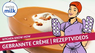 Metas Classics Wie kann man eine gebrannte Crème selber machen  Rezeptvideo  Swissmilk 2010 [upl. by Romy]