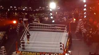 WWE SummerSlam 09 CM PunkJeff Hardy Entrances [upl. by Araccat]