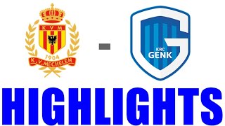 KRC Genk vs KV Mechelen 21 Highlights  Pro League 202425 [upl. by Misaq]