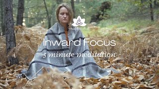 Inward Focus  5 Minute Meditation [upl. by Lowenstein698]