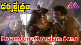 Dharma Kshetram Movie  Korameenu Komalam Song  Balakrishna  Divya Bharti [upl. by Patience]