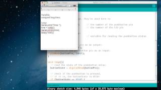 Arduino Tutorial  Using the serial monitor [upl. by Prentiss]