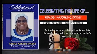 FARE THEE WELL JEMIMA WANJIRU GITHINJI [upl. by Anyt799]