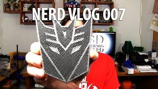 3D Printing Nerd Vlog 007 with Proto Pasta Stainless Carbon Fiber Superman Transformers [upl. by Leveroni]