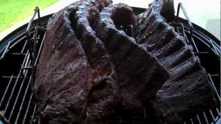 Weber Smoky Mountain Ribs [upl. by Maddalena55]