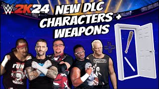 WWE 2K24 NEW DLC GAMEPLAY  CM PUNK TERRY FUNK THE DUDLEYS amp SANDMAN  NEW WEAPONS [upl. by Otiragram]