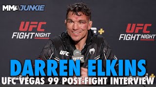 Darren Elkins Ever A Student of The Game Still Improving After 40 MMA Fights  UFC Vegas 99 [upl. by Irtimid]