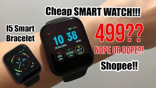 Cheap Smart Watch i5 sa Shopee  Smart Bracelet Review [upl. by Yvon]