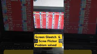 How to fix a flickering glitch and blinking lines problem in desktop and laptop screenfix [upl. by Rooke]