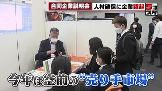 【就活】2023年は空前の「売り手市場」 合同企業説明会で人材確保に企業は躍起 2023年4月20日 [upl. by Neved]