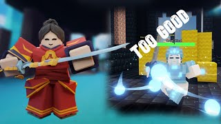 Evelynn  Yuzi Combo With My Friend  Roblox Bedwars [upl. by Kirven]