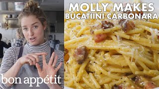 Molly Makes BAs Best Bucatini Carbonara  From the Test Kitchen  Bon Appétit [upl. by Pape]