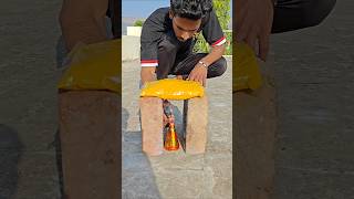 Haldi powder with Diwali Anar shorts surajkeexperiment [upl. by Nagem]