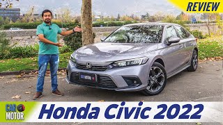 Honda Civic 2022🚗 Prueba Completa  Test  Review en Español 😎 Car Motor [upl. by Kirt]