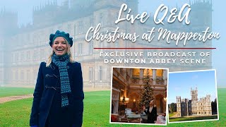 Christmas at Mapperton Live QampA plus Downton Abbey [upl. by Ynaffat]