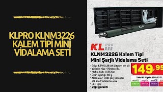 KLPRO KLNM3226 kalem tipi mini vidalama seti [upl. by Balch616]