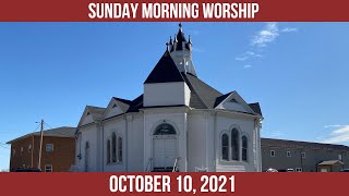 Bevier First Baptist Church Sunday Morning Worship 101021 [upl. by Saloma]