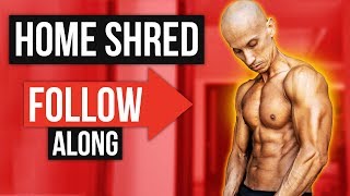 KILLER HOME FAT BURNING WORKOUT NO EQUIPMENT  Frank Medrano [upl. by Suh]