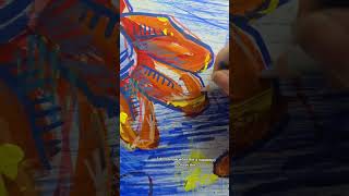 Adding dimension with colored pencils arttechniques arttips artyoutuber fypyoutube [upl. by Hafital]