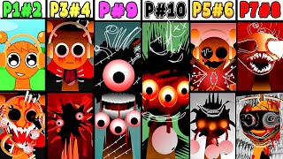 All Phases in Incredibox Sprunki Phase 2 VS Phase 3 VS Phase 4 VS Phase 5 VS Phase 6 VS Phase 710 [upl. by Alet140]