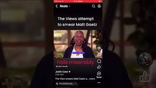 Failed attempt to smear Matt Gaetz mattgaetz sunnyhostin funnyshort alphamale trumppicks [upl. by Synn]