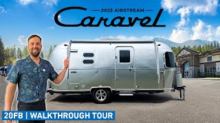 BEST Small Kitchen Setup  2023 Airstream Caravel 20FB Travel Trailer [upl. by Tina]