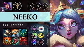 Neeko Support vs Karma Killing spree  KR Master Patch 1420 [upl. by Marrilee]