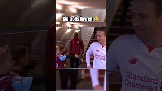 Dejan lovren gets trolled by a mascot😂 [upl. by Rolyat477]