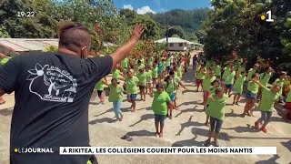 Rikitea  les collégiens se mobilisent pour les plus nécessiteux [upl. by Aufmann673]