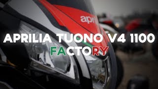 Aprilia Tuono V4 1100 Factory  Akrapovic Exhaust Sound [upl. by Sidon834]