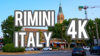 Rimini 4K Walking Tour Italy [upl. by Nnalyrehs]