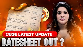 CBSE Class 10 amp Class 12 Date Sheet 2025 Out Now  CBSE Breaking News  CBSE Latest Update cbse [upl. by Atikehs]