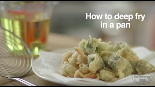 How To Deep Fry In A Pan  Good Housekeeping UK [upl. by Nossyla265]