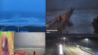 👀Watch Hurricane Helene 🔴Live Cams from Florida as it Approaches [upl. by Yemirej]