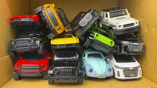 BOX FULL OF Diecast Cars  Toyota Corolla Yaris Nissan Patrol Civic Cruiser Rolls Royce ASMR [upl. by Natie]